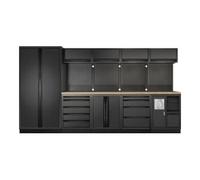 Kraftwerk Tools 3964H-BLK MOBILIO BLK Mobilier d'atelier 5 éléments, Hêtre