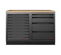 Kraftwerk Mobilier d'atelier Mobilio 2 éléments Kraftwerk, contreplaqué hêtre, 4 et 9 tiroirs Quantité:1