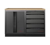 Kraftwerk Mobilier d'atelier Mobilio 2 éléments Kraftwerk, contreplaqué hêtre, 5 tiroirs Quantité:1