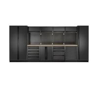 Kraftwerk Mobilier d'atelier Mobilio 6 éléments Kraftwerk, porte à charnière, armoire haute, hêtre Quantité:1