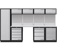 Kraftwerk Mobilio 5 combi, armoire haute, 4/5/9 tiroirs, inoxydable