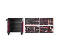 Kraftwerk Servantes d'atelier Kraftwerk PRO LINE PT1000 7 tiroirs, 261 pcs. Quantité:1