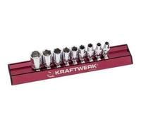 Kraftwerk Kraftwerk Jeu de douilles à cliquet Zoll MAGALU 1/4", 9 pièces Quantité:1