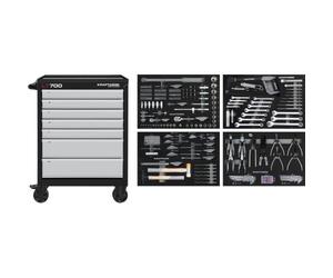 Kraftwerk Tools 102.107.203 LT LINE Servante d'atelier LT700, 7 tiroirs, 337-pcs.