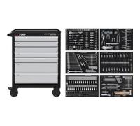 Kraftwerk Kraftwerk Chariot d'atelier LT LINE LT700, 7 tiroirs, 301 pcs. Quantité:1