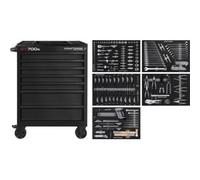 Kraftwerk Tools 102.107.BLK1 BT LINE Servante d'atelier BT700s, 7 tiroirs, 194 pcs.