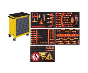 Kraftwerk Tools 102.117.430 VDE Servante d'atelier BT700, 116 pcs.