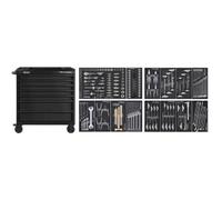 Kraftwerk Tools 102.217.BLK2 BT LINE Servante d'atelier BT900 7 tiroirs noir, 211 pcs.