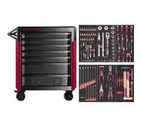 Kraftwerk Tools 102.417.001 PRO LINE Servante d'atelier PT800 7 tiroirs 103 pcs.