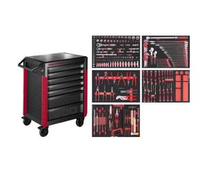 Kraftwerk Tools 102.417.002 PRO LINE Servante d'atelier PT800 7 tiroirs 242 pcs.