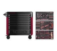 Kraftwerk Tools 102.517.005 PRO LINE Servante d'atelier PT1000 7 tiroirs 221 pcs.