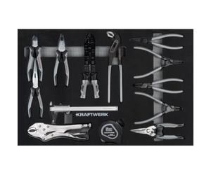 Kraftwerk Tools 105.102.014 Pince / Insert à outils de mesure 13-pcs.