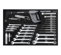 Kraftwerk Tools 105.102.019 Bague de fourche / impact / coupe Inlay à outils 46-pcs.