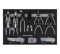 Kraftwerk Tools 105.102.110 Pince pour servante d'atelier 78-pcs.