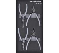 Kraftwerk Tools 105.301.010 Pince à anneaux de retenue 4-pcs. Inlay 20x40
