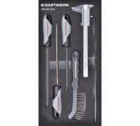 Kraftwerk Tools 105.301.014 Jeu de dossiers 6-pcs. Inlay 20x40
