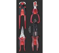 Kraftwerk Tools 105.401.026 Jeu de pinces/ciseaux 4 pièces. Inlay 20x40