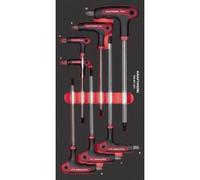 Kraftwerk Tools 105.401.031 PRO LINE EVA3 Poignée en T Tournevis hexagonal 20x40 7 pces.