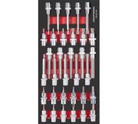 Kraftwerk Tools 105.401.032 PRO LINE EVA3 Jeu de clÃ©s Ã douilles 1/2" 20x40 33 pcs.