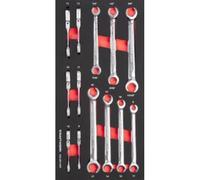 Kraftwerk Tools 105.401.045 PRO LINE EVA3 clÃ©s mixtes ouvertes 20x40 13 pces.