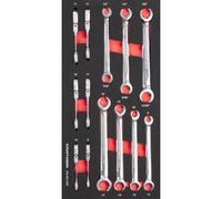Kraftwerk Tools 105.401.045 PRO LINE EVA3 clés mixtes ouvertes 20x40 13 pces.