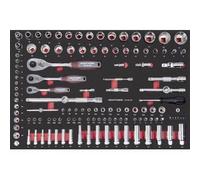 Kraftwerk Tools 105.502.026 PRO LINE EVA 1/4"+3/8"+1/2" 60x40 125 pcs.