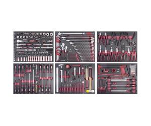 Kraftwerk Tools 105.515.000 Assortiment d'outils, EVA, 1/4"+ 3/8"+ 1/2", 280 pcs.