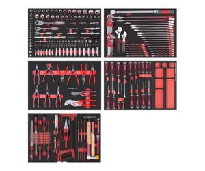 Kraftwerk Tools 105.658.000 PRO LINE EVA Assortiment d'outils, 242 pcs.