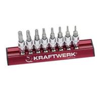 Kraftwerk Tools 105099 Jeu de 8 douilles-embouts TX MAGALU 1/4"