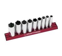 Kraftwerk Kraftwerk Jeu de douilles à cliquet long MAGALU 3/8", 9 pièces Quantité:1