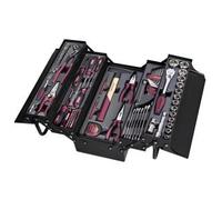 Caisse à outils KRAFTWERK avec outils 1/4 + 1/2" - 106 pièces - 206.000.000"