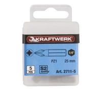 Kraftwerk Tools 2711-5 Embout Phillips 1/4" 25 mm No.1,5pcs