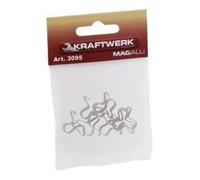 Kraftwerk Tools 3095 10 clips de rail magnétique MAGALU 3/8"