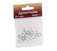 Kraftwerk Tools 3096 10 clips de rail magnétique MAGALU 1/2"