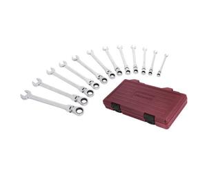 Kraftwerk Tools 3403-54 Jeu de clés mixtes à cliquets inclinables, 12 pcs.