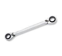 Kraftwerk 3404-1019 Clé à cliquet à dents fines 4 en 1 10 x 13 mm - 17 x 19 mm