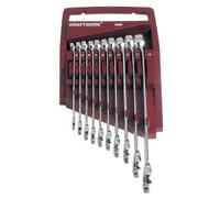Kraftwerk Tools 3556 Jeu de 10 clés comb. pol. mir. 8 à 19 mm