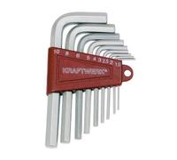 Kraftwerk Tools 3601 Jeu de 9 clés mâles 1.5-10 mm