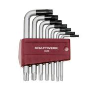 Kraftwerk Tools 3609 Jeu de 9 clés Rési-TX, polies T10-T50