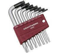 Kraftwerk Tools 3609S Jeu de 7 clés TX percées extra courtes