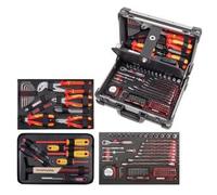 Kraftwerk Tools 3944,3 Valise professionnelle Alu avec VDE Tools 123 pcs.