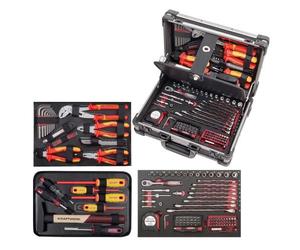 Kraftwerk Tools 3944,3 Valise professionnelle Alu avec VDE Tools 123 pcs.
