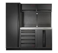 Kraftwerk Tools 3964A-BLK-IX Mobilier d'atelier 3 éléments MOBILIO BLK Acier inoxydable