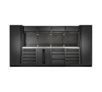 Kraftwerk Tools 3964C-BLK-IX Mobilier d'atelier 6 éléments MOBILIO BLK Acier inoxydable