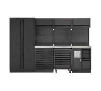 Kraftwerk Tools 3964D-BLK-IX Mobilier d'atelier 4 éléments MOBILIO BLK Acier inoxydable