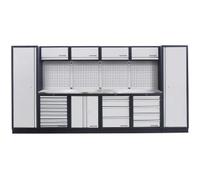 Kraftwerk Tools 3964FIX Mobilier d'atelier 6 éléments MOBILIO Acier inoxidable