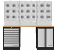Kraftwerk Tools 3964K-80S-W Mobilio 2 combi avec paroi perforée, multiplex en hêtre