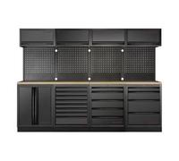 Kraftwerk Tools 3964K-BLK-020 MOBILIO BLK Mobilier d'atelier 4 éléments, Hêtre