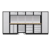 Kraftwerk Tools 3964K-HS745H-K4-EX MOBILIO-EX 6 combi, 2x armoire haute, chariot d'atelier, hêtre