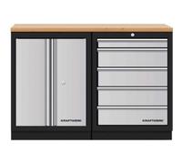 Kraftwerk Tools 3964K-S500 Mobilio 2 combi, multiplex en hÃªtre, 5 tiroirs
